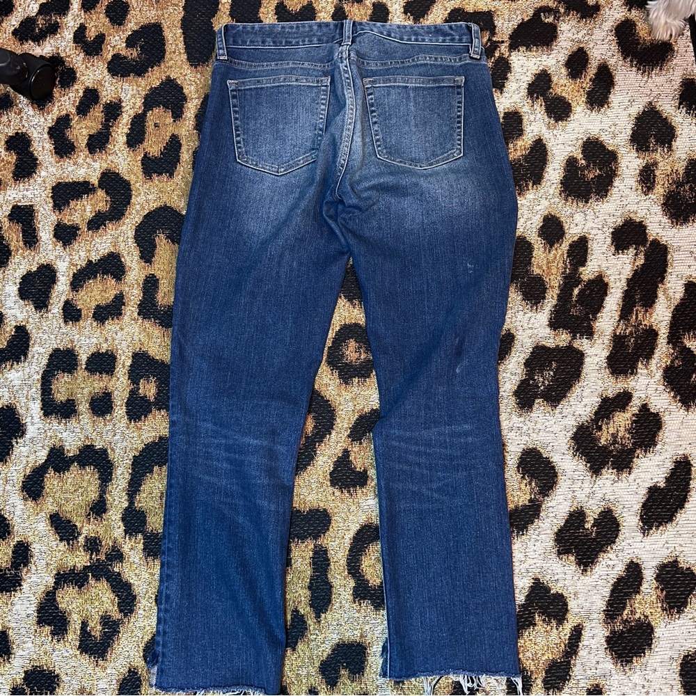 GAP real straight embellished jeans with raw hem - Picture 2 of 13